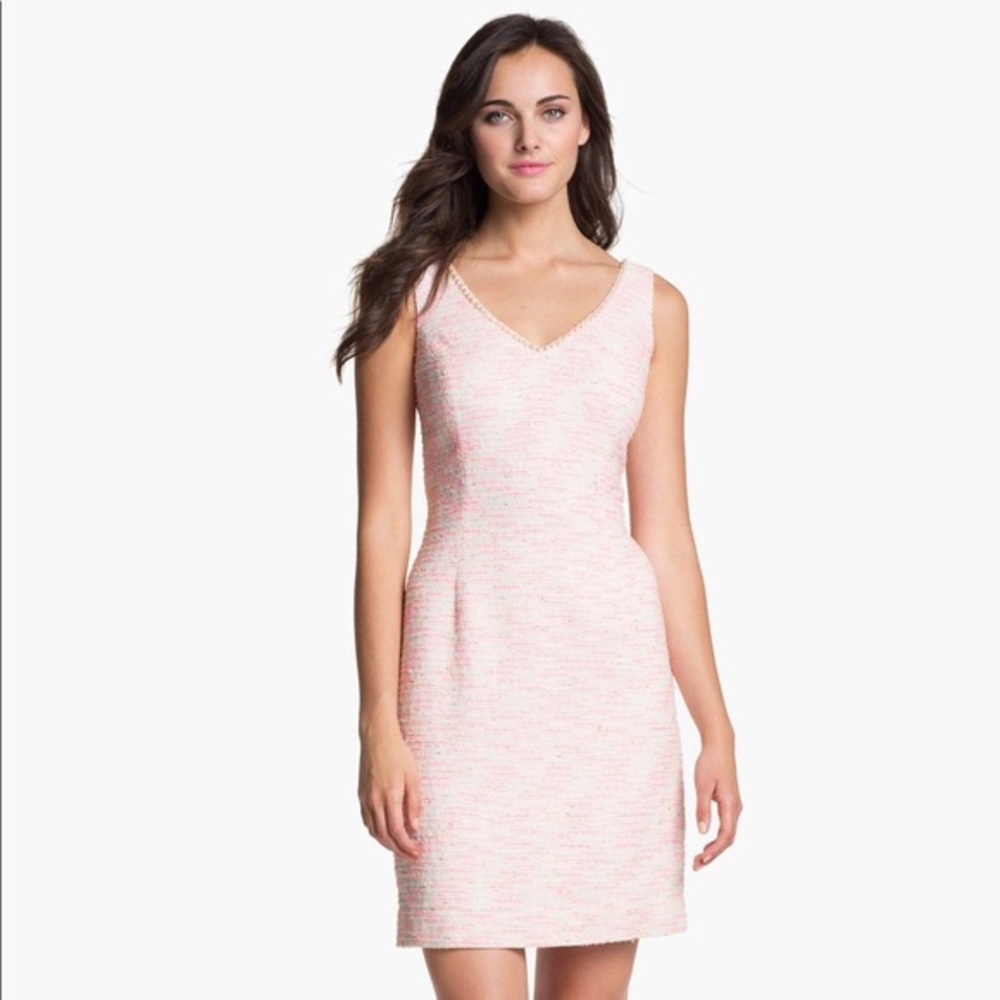 Lilly Pulitzer Pink Tweed Shift Dress